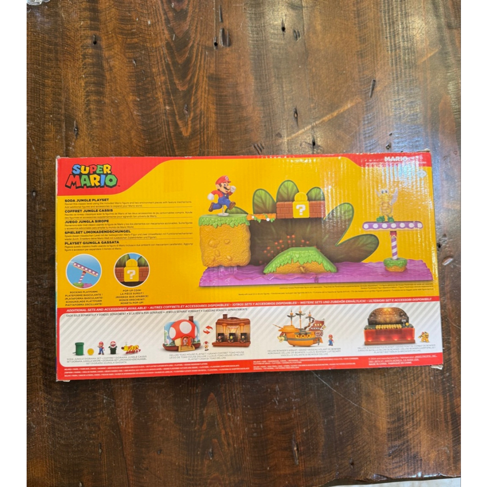 Boys Jakks Pacific Super Mario Soda Jungle Playset One Size Green Purple - Picture 2 of 3